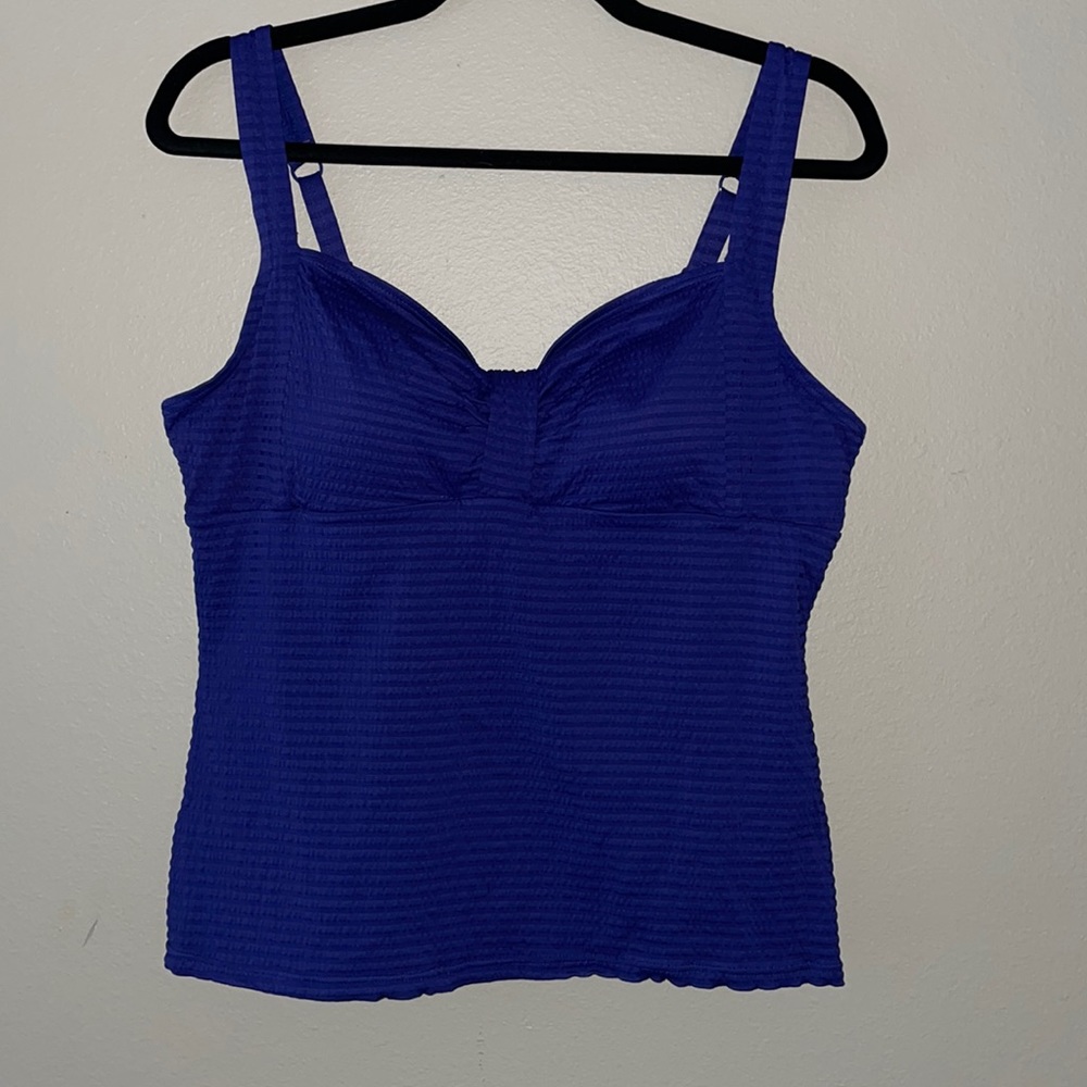 [Croft & Barrow] Cobalt Blue Swim Top